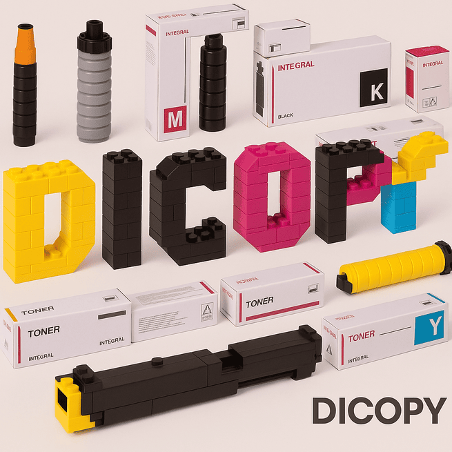dicopy toner integral cartucho integral 